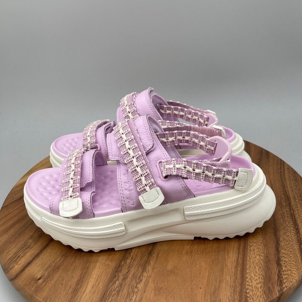 Converse Run Star Utility CX Sandals Womens Size 10 Purple Chunky Platform Shoes - Picture 3 of 9